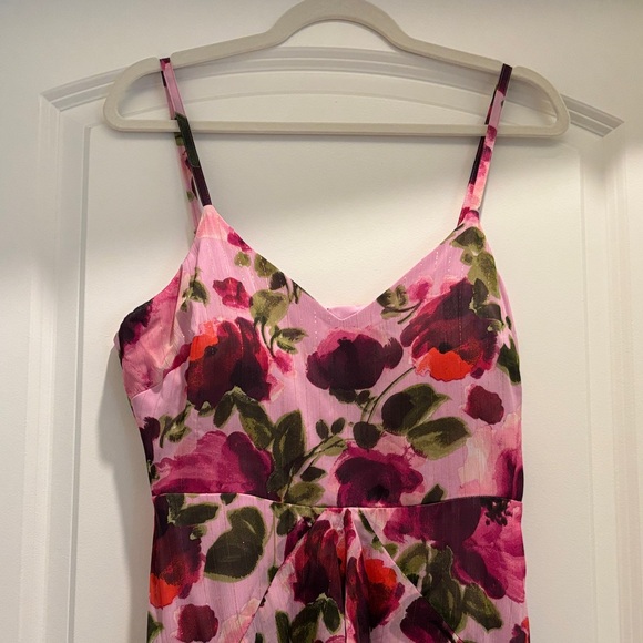 Siena Studio Pink and Purple Floral Dress - Picture 1 of 6